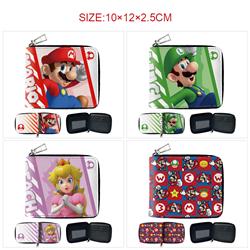 super Mario anime wallet 10*12*2.5cm
