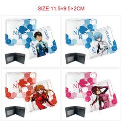 EVA anime wallet 11.5*9.5*2cm