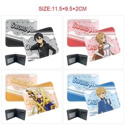 sword art online anime wallet 11.5*9.5*2cm