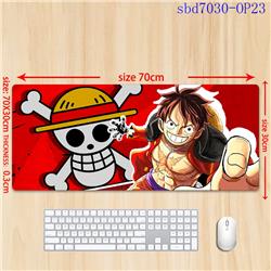 One piece anime mouse pad 70*30*0.3cm（lockrand）