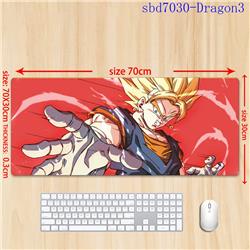 Dragon Ball anime mouse pad 70*30*0.3cm（lockrand）