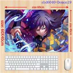 demon slayer kimets anime mouse pad 60*40*0.3cm（lockrand）