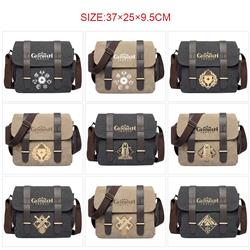 Genshin Impact anime messenger bag