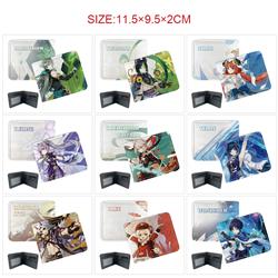 Genshin Impact anime wallet 11.5*9.5*2cm