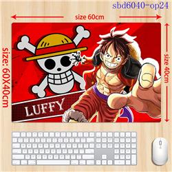 One piece anime mouse pad 60*40*0.3cm（lockrand）