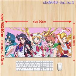 Sailor Moon Crystal anime mouse pad 90*40*0.3cm（lockrand）