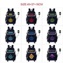 Genshin Impact anime Backpack bag