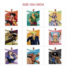 One piece anime blanket 100*135cm