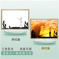 natsume yuujinchou anime light painting(Large A4 wireless touch lithium battery charging model)