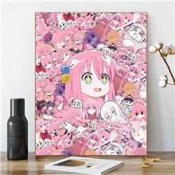 Bocchi the rock anime DIY digital oil painting with frame(boxed)40*50cm