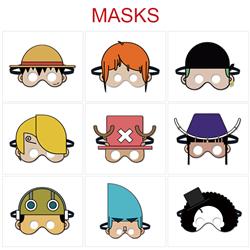 One piece anime mask