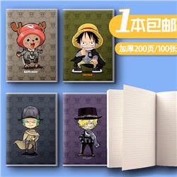 One piece anime notebook