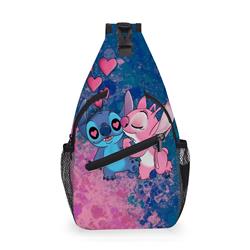 Stitch anime messenger bag