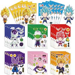 Dragon Ball anime DIY sticker price for 16 pcs