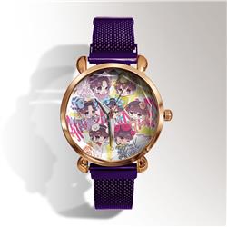BTS anime quartz watch