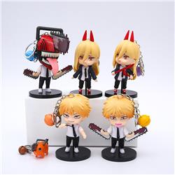 chainsaw man anime Keychain price for a set 9.8cm