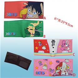 One piece anime wallet