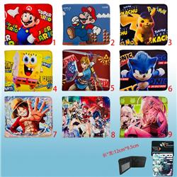 One piece anime wallet