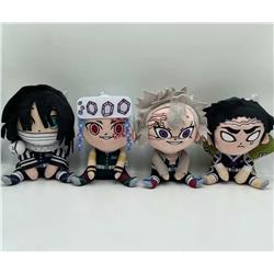 demon slayer kimets anime Plush toy 18cm 4pcs a set