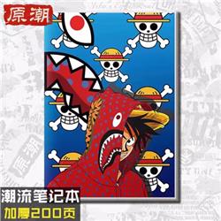 One piece anime notebook