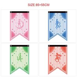Sailor Moon Crystal anime flag 85*55cm
