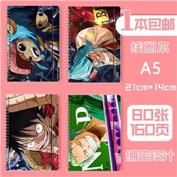 One piece anime notebook