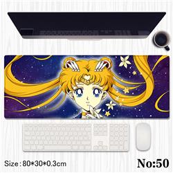 Sailor Moon Crystal anime Mouse pad 80*30*0.3cm