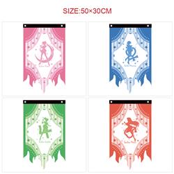 Sailor Moon Crystal anime flag 50*30cm
