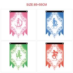 Sailor Moon Crystal anime flag 85*55cm