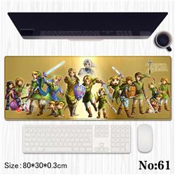 The Legend of Zelda anime Mouse pad 80*30*0.3cm