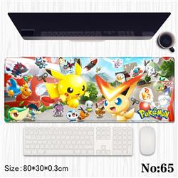 Pokemon anime Mouse pad 80*30*0.3cm