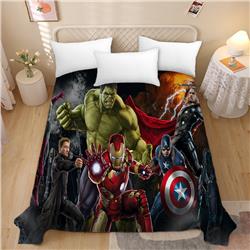 Avengers anime bed sheet 150*220cm
