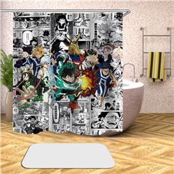 My Hero Academia anime shower curtain 150*200cm