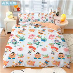 Toy Story anime  bedsheet four piece set for winter 1.5m