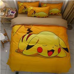 Pokemon anime bed sheet four piece set 1.5m