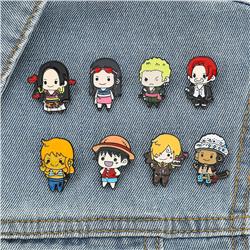 One piece anime pin