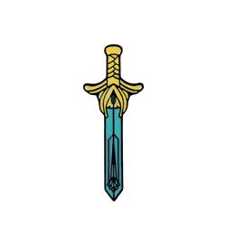 sword art online anime pin