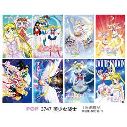 Sailor Moon Crystal anime poster price for a set of 8 pcs