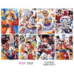 One piece anime poster price for a set of 8 pcs