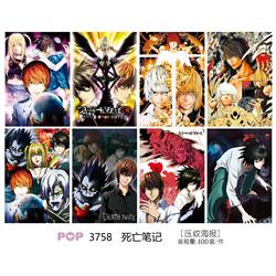 Death Note anime poster price for a set of 8 pcs