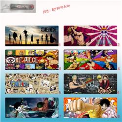 One piece anime Mouse pad 80*30*03cm