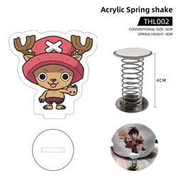 One piece anime acrylic spring shake