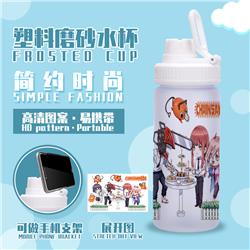 chainsaw man anime plastic cup