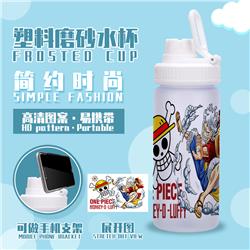 One piece anime plastic cup