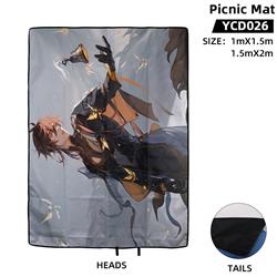 Genshin Impact anime picnic mat 150*200cm
