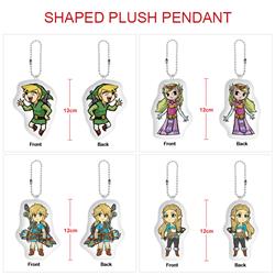 The Legend of Zelda anime plush doll 12cm 5 pcs a set