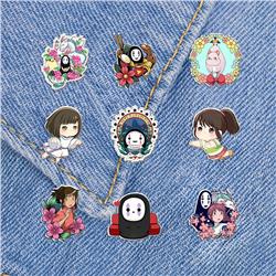 spirited away anime pin