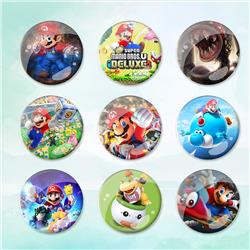 super Mario anime badge