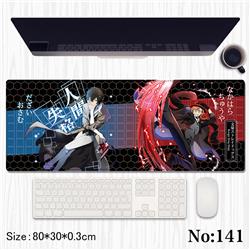 Bungo Stray Dogs anime Mouse pad 80*30*0.3cm