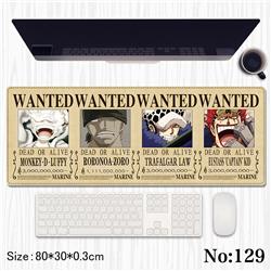 One piece anime Mouse pad 80*30*0.3cm